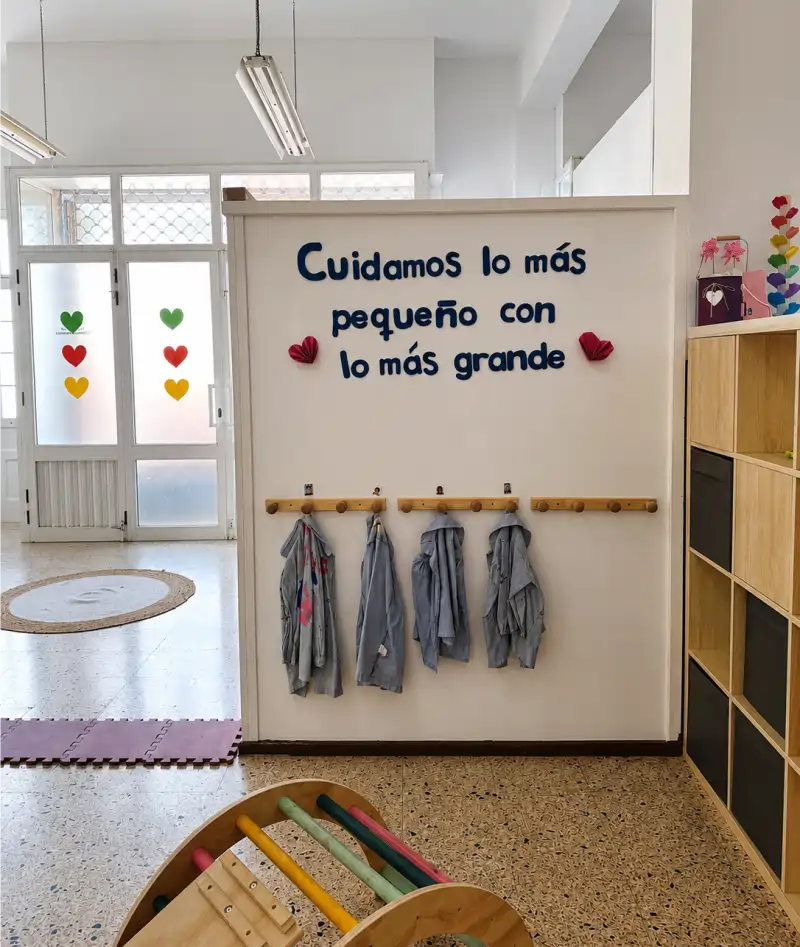 Foto pared Pequenos Corazones de Tejina